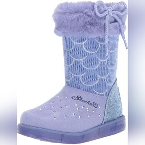 Skechers Unisex-Child Glitzy Glam (Toddler) Slipper